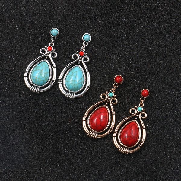 new fashion vintage court earrings female personality accessories creative water drop alloy earrings jewelry for women, Silver
new fashion vintage court earrings female personality accessories creative water drop alloy earrings jewelry for women, Silver
