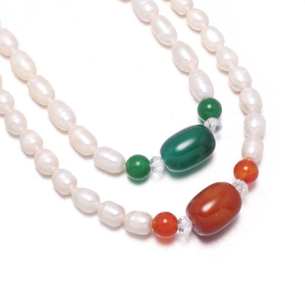 2020 natural pearl pendant rice-shaped add color jaded pendant jewelry round necklace gift for woman's 6-7mm, Golden;silver
2020 natural pearl pendant rice-shaped add color jaded pendant jewelry round necklace gift for woman's 6-7mm, Golden;silver