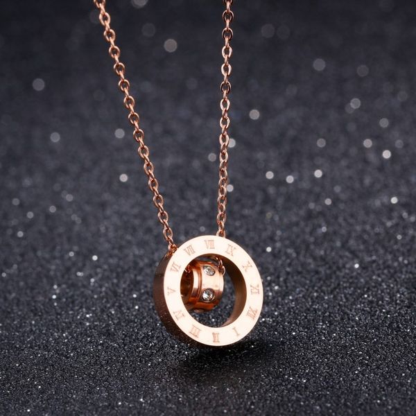 stainless steel jewelry pendant women cubic zirconia necklace rose gold color roman numerals crystals wholesale mothers day, Silver
stainless steel jewelry pendant women cubic zirconia necklace rose gold color roman numerals crystals wholesale mothers day, Silver