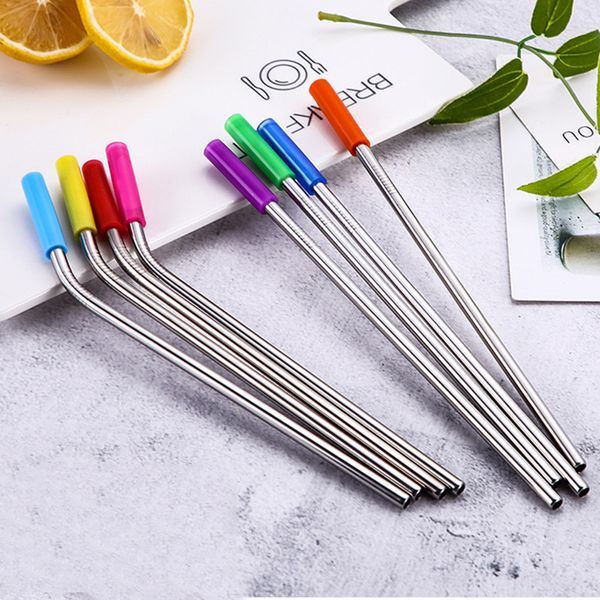 4 pcs eco-friendly riutilizzabili cannucce in acciaio inox set etero bent bere con silicone cannucce cleaner brush set straw
4 pcs eco-friendly riutilizzabili cannucce in acciaio inox set etero bent bere con silicone cannucce cleaner brush set straw