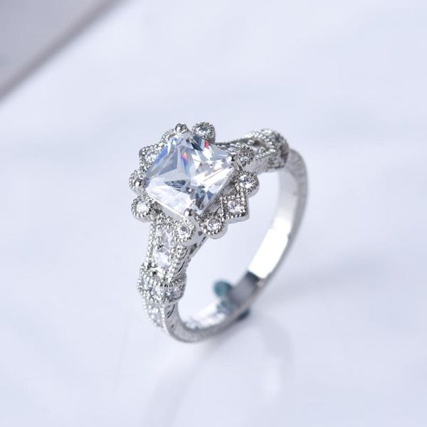 pattern fashion women's jewelry ring square big zircon silver engagement rings wedding rings party valentines gift, Slivery;golden
pattern fashion women's jewelry ring square big zircon silver engagement rings wedding rings party valentines gift, Slivery;golden