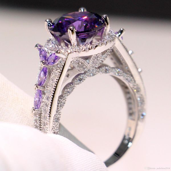 victoria wieck luxury jewelry 925 sterling silver round cut amethyst cz diamond gemstones new women wedding corwn band ring for lover gift
victoria wieck luxury jewelry 925 sterling silver round cut amethyst cz diamond gemstones new women wedding corwn band ring for lover gift