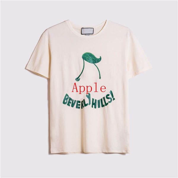 women t shirts summer fashion t shirt apple prined short sleeve lady tees men tees cotton blend t-shirt1, White
women t shirts summer fashion t shirt apple prined short sleeve lady tees men tees cotton blend t-shirt1, White