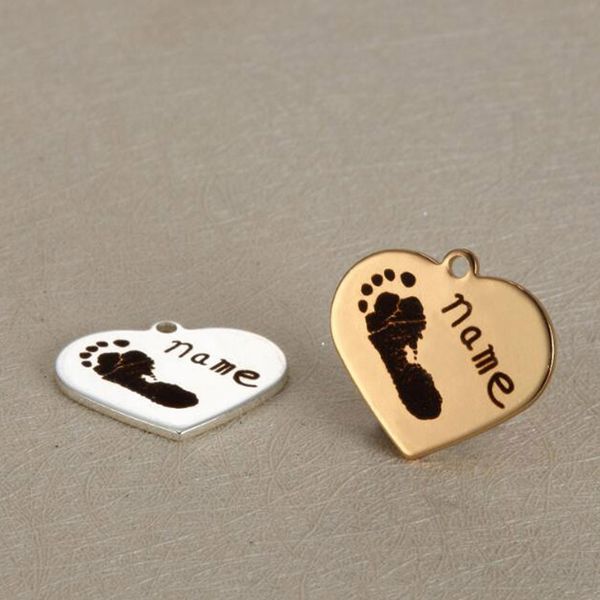 footprint personalized accessories heart necklace engraved name date or special wording for her a gift, Blue;slivery
footprint personalized accessories heart necklace engraved name date or special wording for her a gift, Blue;slivery