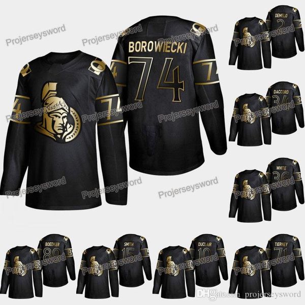 Ottawa Senators Mark Borowiecki 2019 Golden Edition Jersey Zack Smith Chris Tierney Christian Jaros Colin White Dylan DeMelo Ben Harpur
Ottawa Senators Mark Borowiecki 2019 Golden Edition Jersey Zack Smith Chris Tierney Christian Jaros Colin White Dylan DeMelo Ben Harpur