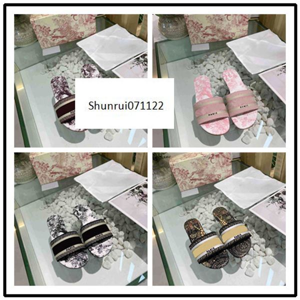 latest new slippers summer luxury woman beach alphabet slippers designer rough sandals knitted cloth embroidery woman shoes 8
latest new slippers summer luxury woman beach alphabet slippers designer rough sandals knitted cloth embroidery woman shoes 8