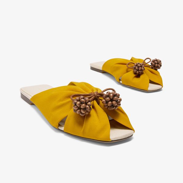 women's shoes summer 2020 new product fish mouth square head bow beaded round ball slippers flat sandals zapatos de mujer, Black
women's shoes summer 2020 new product fish mouth square head bow beaded round ball slippers flat sandals zapatos de mujer, Black