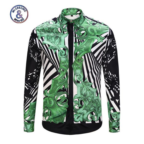 mens designer 3d shirt black and white striped green printed long sleeve shirt, White;black
mens designer 3d shirt black and white striped green printed long sleeve shirt, White;black
