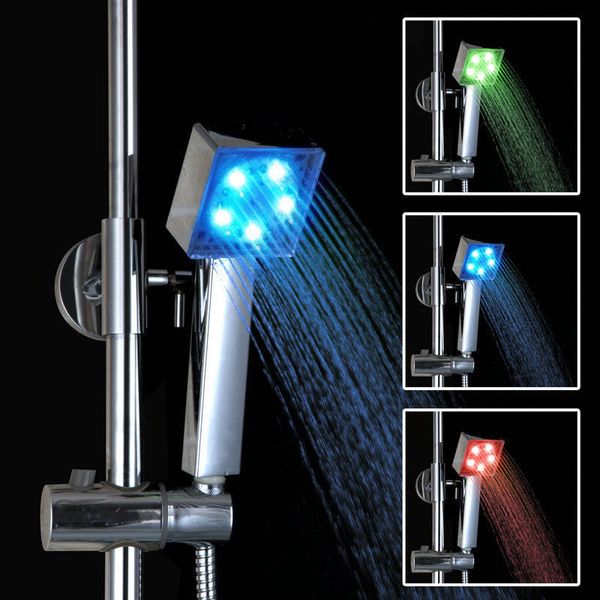 led square rain shower sense temperature three-color bright 5 led square nozzle glow ingesting color rain shower
led square rain shower sense temperature three-color bright 5 led square nozzle glow ingesting color rain shower
