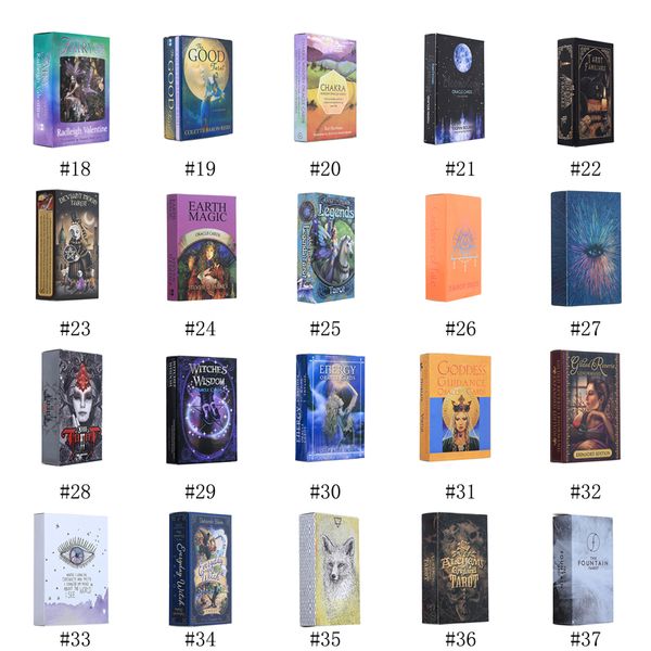 All Series Tarot Cards Game New Arrival Deck Board Game Cards Wild Foll Tarot Familiars Cards Animal Legends Dhl Ing
