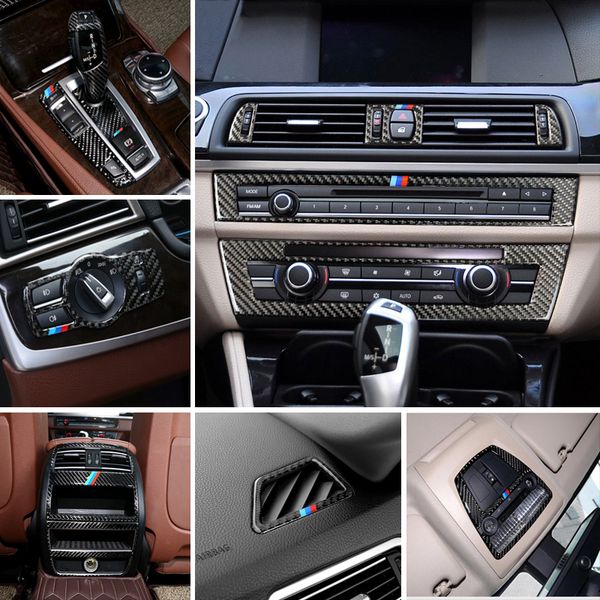 carbon fiber for bmw 5 series f10 f18 2011-2017 car inner gearshift air conditioning cd panel door armrest cover trim car sticker
carbon fiber for bmw 5 series f10 f18 2011-2017 car inner gearshift air conditioning cd panel door armrest cover trim car sticker