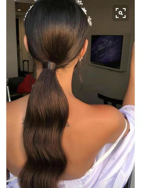 long peruvian ponytail human hair extensions horsetail remy hairpiece loose wave magic wrap around clip in pony tail for women, Black
long peruvian ponytail human hair extensions horsetail remy hairpiece loose wave magic wrap around clip in pony tail for women, Black