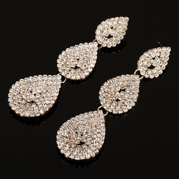 exaggeration competitive products earring bride accessories crystal zirconium shi erhuan ear nail mixed batch, Golden
exaggeration competitive products earring bride accessories crystal zirconium shi erhuan ear nail mixed batch, Golden