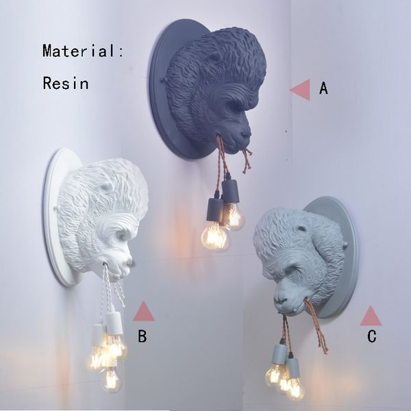 nordic modern wall lamp resin monkey lamp home deco orangutan wall+lamps bedroom living room light fixtures creative wall light
nordic modern wall lamp resin monkey lamp home deco orangutan wall+lamps bedroom living room light fixtures creative wall light