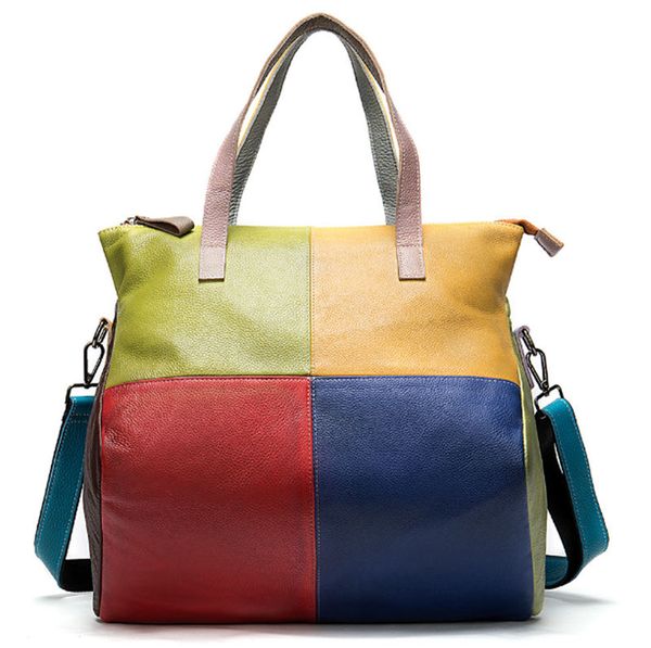 brand new elegant bb tote women genuine leather pactchwork handbag chain shoulder bags surene pochette purse shopping bag large wolum
brand new elegant bb tote women genuine leather pactchwork handbag chain shoulder bags surene pochette purse shopping bag large wolum
