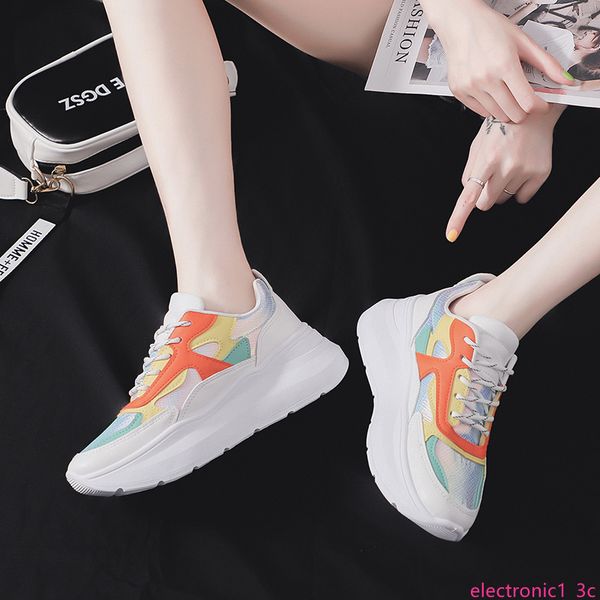 women's shoes 2019 summer new color bright white shoes women casual spot large size dad shoes women, Black;green
women's shoes 2019 summer new color bright white shoes women casual spot large size dad shoes women, Black;green