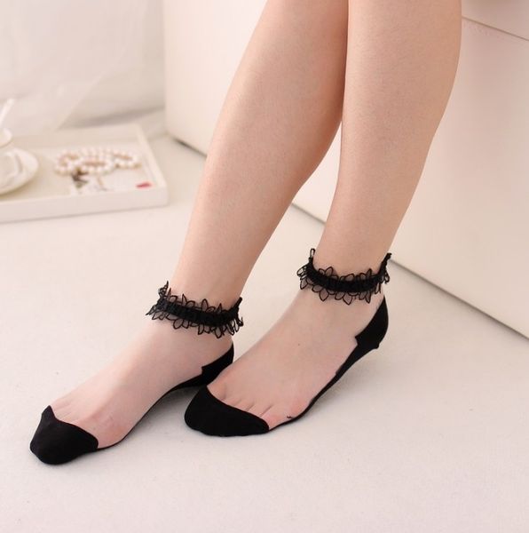 women cotton bottom lace socks explosion-proof crystal silk socks spring new transparent silk sock breathable stockings 8colors p510, Black;white
women cotton bottom lace socks explosion-proof crystal silk socks spring new transparent silk sock breathable stockings 8colors p510, Black;white