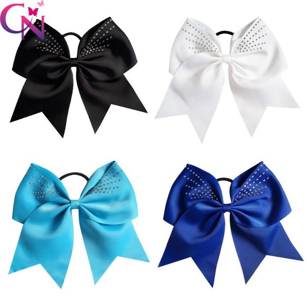 pcs/lot 7.5" handmade large solid ribbon rhinestone cheer bow with elastic hair band for girls kids headwear, Slivery;white
pcs/lot 7.5" handmade large solid ribbon rhinestone cheer bow with elastic hair band for girls kids headwear, Slivery;white