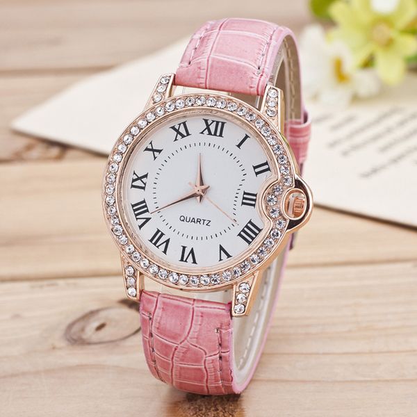 ladies watches fashion new geneva women watch leather band stainless steel quartz analog wrist watch gift, Slivery;brown
ladies watches fashion new geneva women watch leather band stainless steel quartz analog wrist watch gift, Slivery;brown