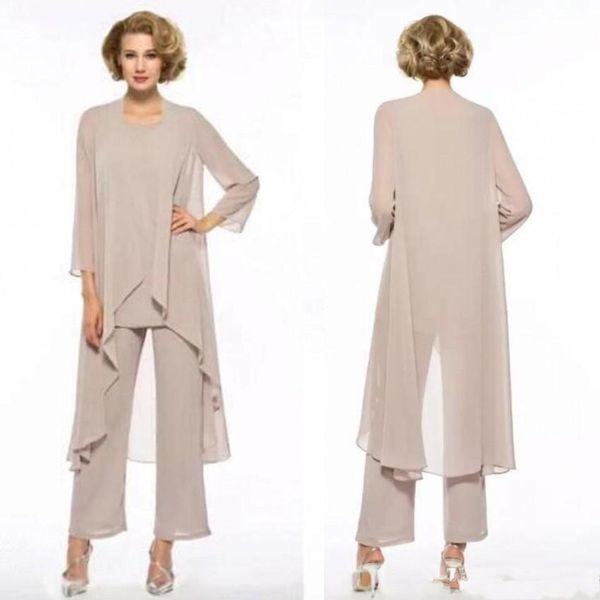 2019 Mother Of The Bride Pant Suit 3 Piece Chiffon for Beach Weddings Mother Dress Long Sleeves Cheap Mothers Formal Pants Gowns
2019 Mother Of The Bride Pant Suit 3 Piece Chiffon for Beach Weddings Mother Dress Long Sleeves Cheap Mothers Formal Pants Gowns