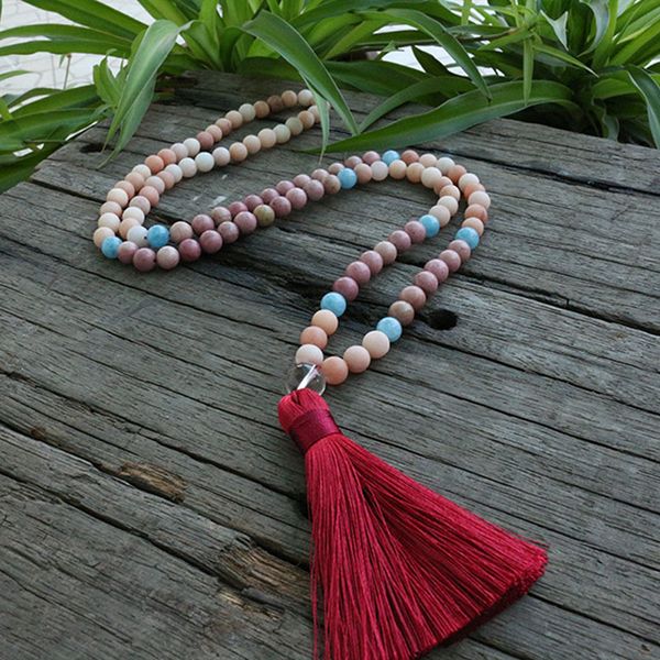 8mm pink aventurine and rhodochrosite beads necklace, love and tenderness japamala,108 bead mala,mala jewelry, mala prayer beads, Silver
8mm pink aventurine and rhodochrosite beads necklace, love and tenderness japamala,108 bead mala,mala jewelry, mala prayer beads, Silver