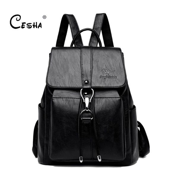 cesha durable pu leather backpack waterproof anti-theft travel bag multifunctional large capacity casual backpack
cesha durable pu leather backpack waterproof anti-theft travel bag multifunctional large capacity casual backpack