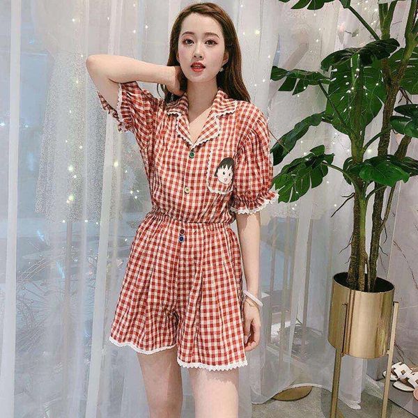 lace queen woven cotton cute sweet ins lace cotton pajamas wind small balls can be worn out girls' short-sleeved pajamas, Blue;red
lace queen woven cotton cute sweet ins lace cotton pajamas wind small balls can be worn out girls' short-sleeved pajamas, Blue;red