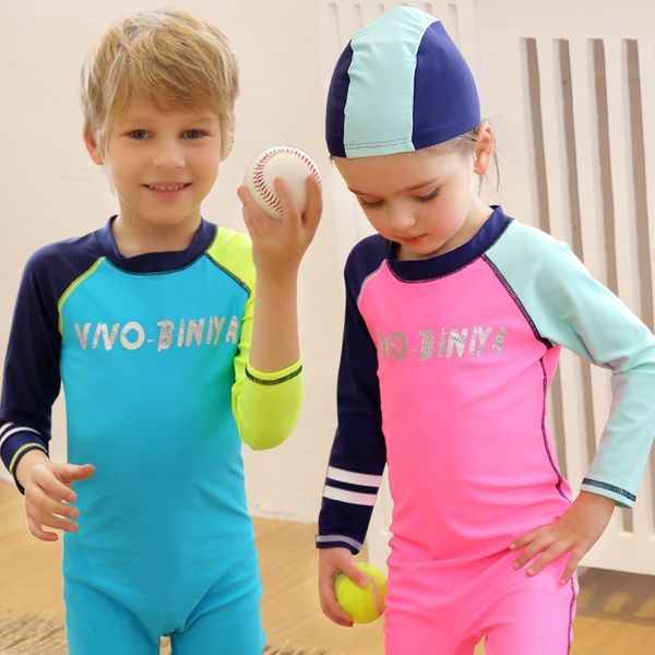 oiera bathing in the big long-sleeved sunscreen waterproof swim mother quick-drying one-piece children's swimwear bathing suit in the b, White;black
oiera bathing in the big long-sleeved sunscreen waterproof swim mother quick-drying one-piece children's swimwear bathing suit in the b, White;black