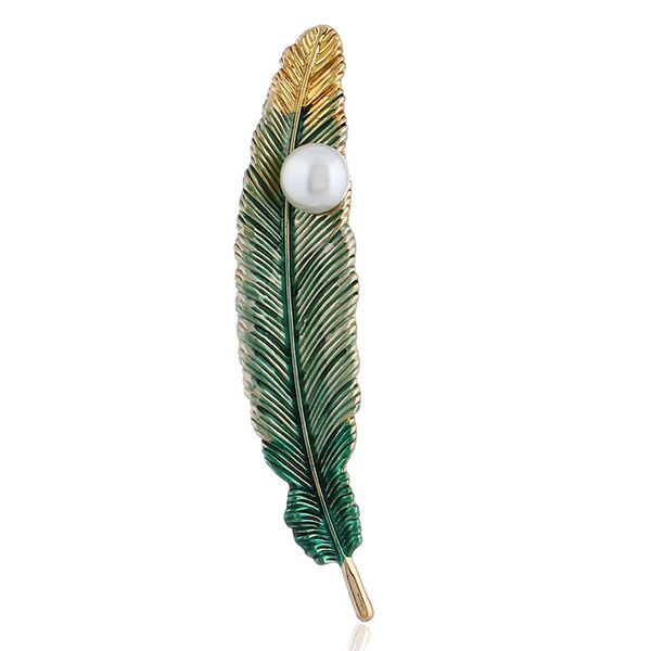 retro temperament feather brooch female suit bead brooch simple fashion pin coat accessories for women jewelry, Gray
retro temperament feather brooch female suit bead brooch simple fashion pin coat accessories for women jewelry, Gray