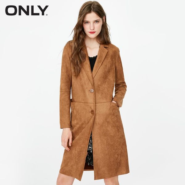 only women's autumn new suede simple long windbreaker jacket trenchcoat | 118336526, Tan;black
only women's autumn new suede simple long windbreaker jacket trenchcoat | 118336526, Tan;black
