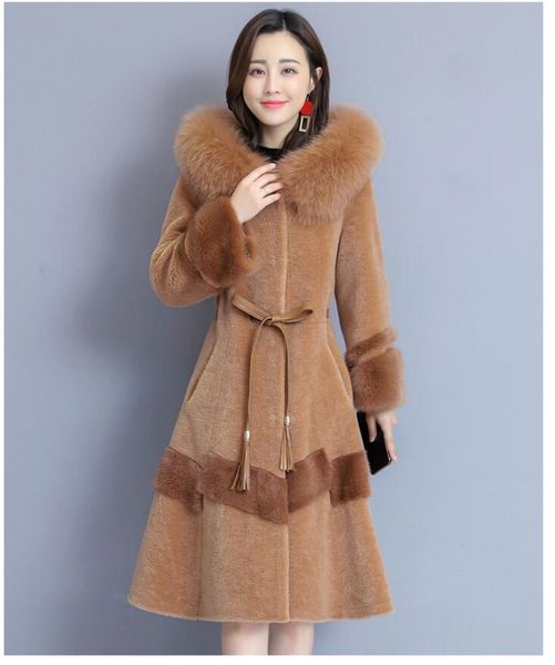 2019 new girls fashion quality design outerwearing clothing lady's winter fur warm dress women long sleeve cool beige #a345, Black;gray
2019 new girls fashion quality design outerwearing clothing lady's winter fur warm dress women long sleeve cool beige #a345, Black;gray
