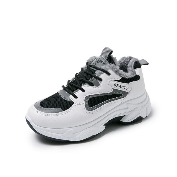 plus velvet sneakers 2019 winter new fashion youth wild reflective night running warm students thick women's cotton shoes tide, Black
plus velvet sneakers 2019 winter new fashion youth wild reflective night running warm students thick women's cotton shoes tide, Black