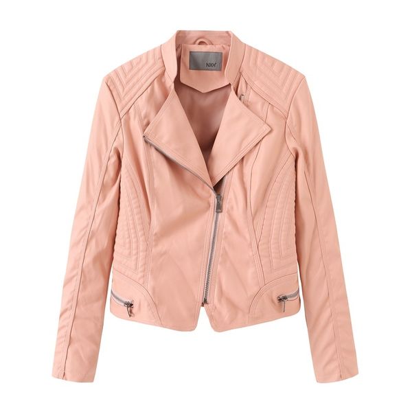 ozhouzhan cross border spring and autumn women's dress leather coat women's leather jacket slim fit women's coat female pink
ozhouzhan cross border spring and autumn women's dress leather coat women's leather jacket slim fit women's coat female pink