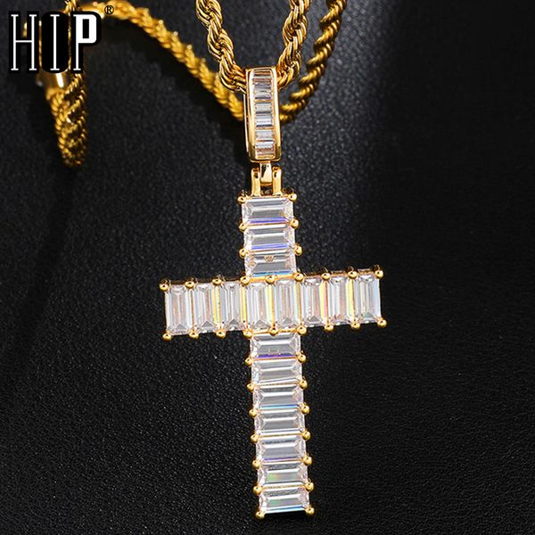 hip hop gold silver color baguette cross bling cz + cross iced out cubic zirconia necklaces & pendants for men charm jewelry
hip hop gold silver color baguette cross bling cz + cross iced out cubic zirconia necklaces & pendants for men charm jewelry