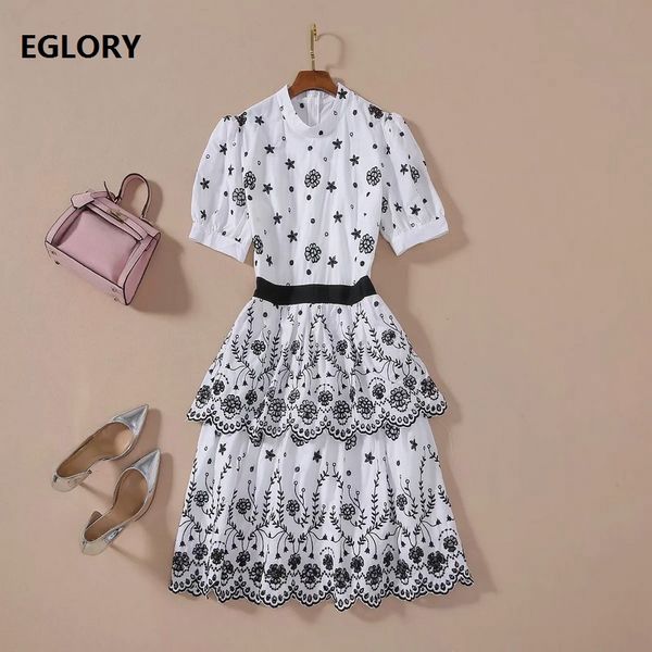 cotton dress 2020 summer style women stand neck exquisite embroidery short sleeve cascading ruffle white dress xl, Black;gray
cotton dress 2020 summer style women stand neck exquisite embroidery short sleeve cascading ruffle white dress xl, Black;gray