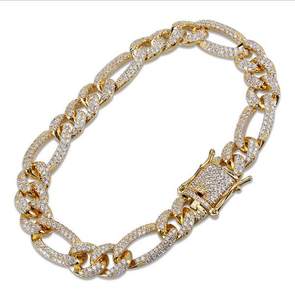 hip hop bracelets bangles jewelry men women micro pave glaring zircon tennis luxury 18k gold plated chain bracelets, Golden;silver
hip hop bracelets bangles jewelry men women micro pave glaring zircon tennis luxury 18k gold plated chain bracelets, Golden;silver