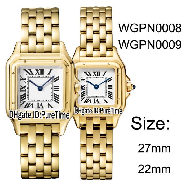 new wgpn0008 wgpn0009 yellow gold 27mm/22mm white dial swiss quartz womens watch ladies stainless steel watches 10 colors puretime cat-b25b2, Slivery;brown
new wgpn0008 wgpn0009 yellow gold 27mm/22mm white dial swiss quartz womens watch ladies stainless steel watches 10 colors puretime cat-b25b2, Slivery;brown