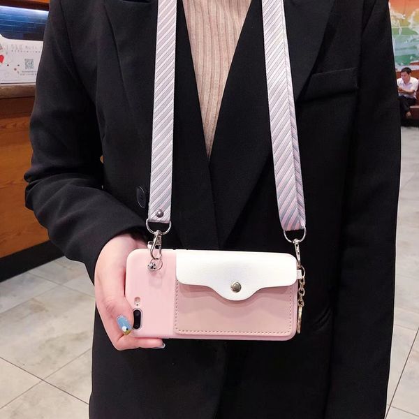 luxury cute wallet card holder bracket lanyard silicone phone case for iphone x xr xs max 6s 7 8 plus for samsung s8 s9 s10 note
luxury cute wallet card holder bracket lanyard silicone phone case for iphone x xr xs max 6s 7 8 plus for samsung s8 s9 s10 note