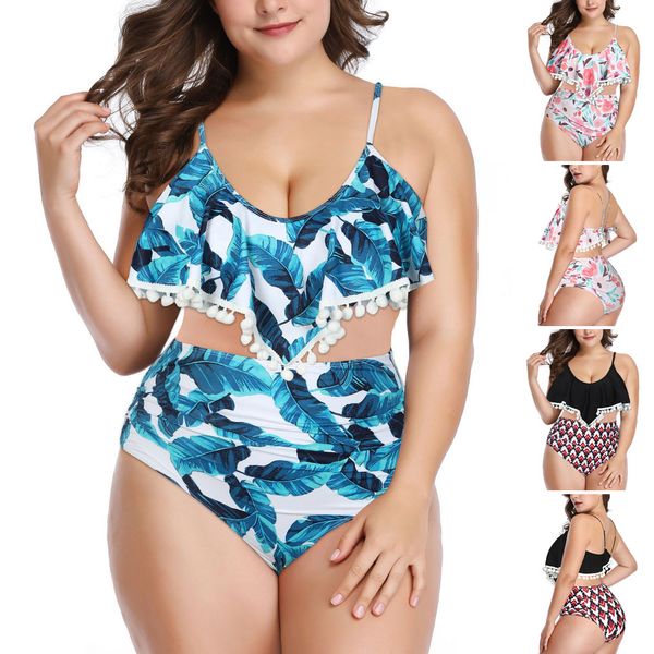 women ruffle hem bikini set strap high waist briefs summer beachwear swimsuit plus size mc889
women ruffle hem bikini set strap high waist briefs summer beachwear swimsuit plus size mc889