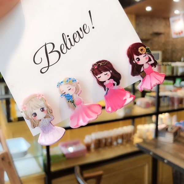 cute cartoon princess hairpin children bangs clip baby hair clip painted little girl head jewelry, Slivery;white
cute cartoon princess hairpin children bangs clip baby hair clip painted little girl head jewelry, Slivery;white