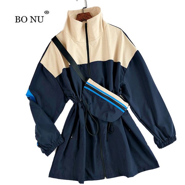 spliced hip hop women long jacket with bag loose fashion harajuku bf autumn coat women autumn long sleeve windbreaker jacket, Black;brown
spliced hip hop women long jacket with bag loose fashion harajuku bf autumn coat women autumn long sleeve windbreaker jacket, Black;brown