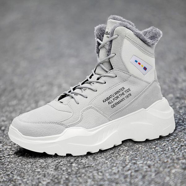 winter shoes mens snow boots winter warm men shoes men casual ankle boots high outdoor sneakers with fur flat, Black
winter shoes mens snow boots winter warm men shoes men casual ankle boots high outdoor sneakers with fur flat, Black