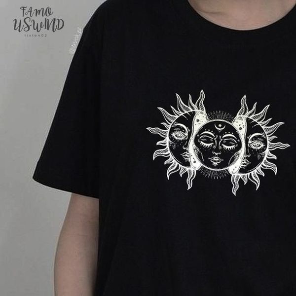 hahayule jbh womens solar eclipse sun and moon 100% cotton t shirt vintage fashion aesthetic grunge tee hipsters gothic clothing, White
hahayule jbh womens solar eclipse sun and moon 100% cotton t shirt vintage fashion aesthetic grunge tee hipsters gothic clothing, White