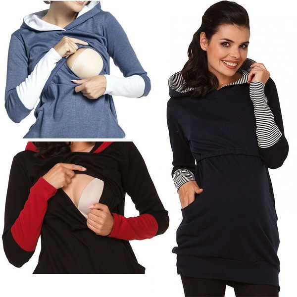 women's maternity hoodies nursing clothing breastfeeding hoodies for pregnant women outwear pregnancy warm cotton clothes, White
women's maternity hoodies nursing clothing breastfeeding hoodies for pregnant women outwear pregnancy warm cotton clothes, White