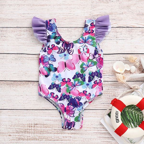 2019 Baby Girl One Piece Monokini Ruffled Butterfly Print Swimwear Bathing Suit Summer Holiday Beachwear Cute Girl's Swimsuit
2019 Baby Girl One Piece Monokini Ruffled Butterfly Print Swimwear Bathing Suit Summer Holiday Beachwear Cute Girl's Swimsuit