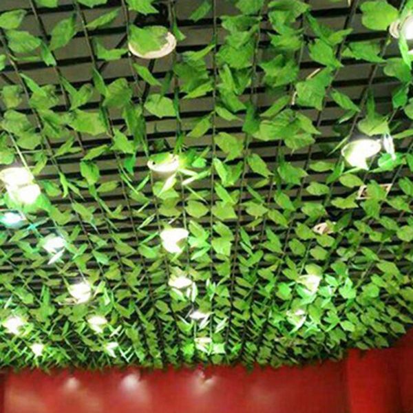 simulation rattan artificial plants green ivy leaves artificial grape vine fake foliage leaves home wedding decoration
simulation rattan artificial plants green ivy leaves artificial grape vine fake foliage leaves home wedding decoration