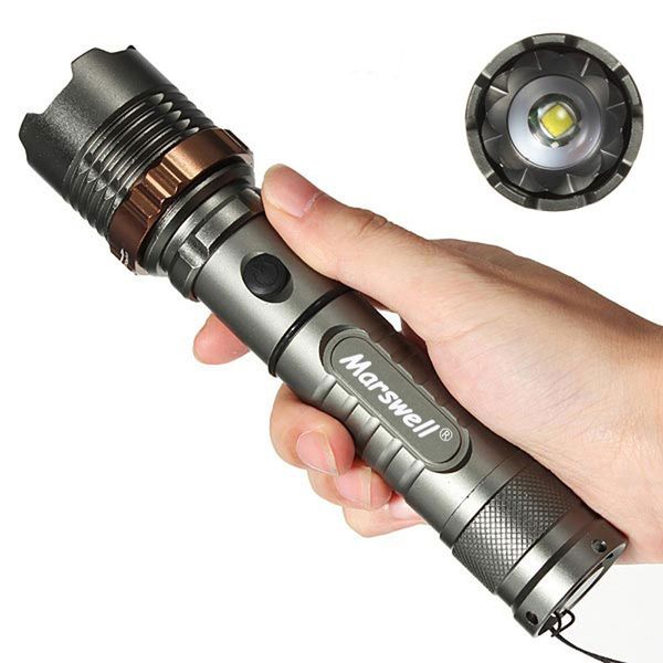 outdoor 2000lm 3-mode waterproof lotus head led flashlight suit gray 
outdoor 2000lm 3-mode waterproof lotus head led flashlight suit gray