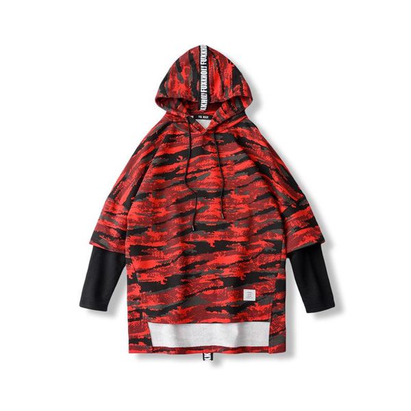 hfnf autumn fake two pieces of camouflage sweatshirt male tide for couple males wear casual clothes, Black
hfnf autumn fake two pieces of camouflage sweatshirt male tide for couple males wear casual clothes, Black