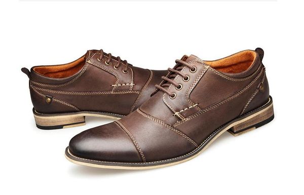 men casual shoes pu leather men laceup dress shoes business formal footwear big size party wedding footwear, Black
men casual shoes pu leather men laceup dress shoes business formal footwear big size party wedding footwear, Black