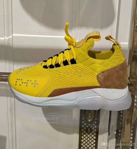 new lates chain reaction casual designer sneakers sport fashion men women casual shoes trainer lightweight link-embossed sole 13, Black
new lates chain reaction casual designer sneakers sport fashion men women casual shoes trainer lightweight link-embossed sole 13, Black